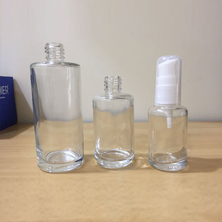 Glass Bottles with Pumps
